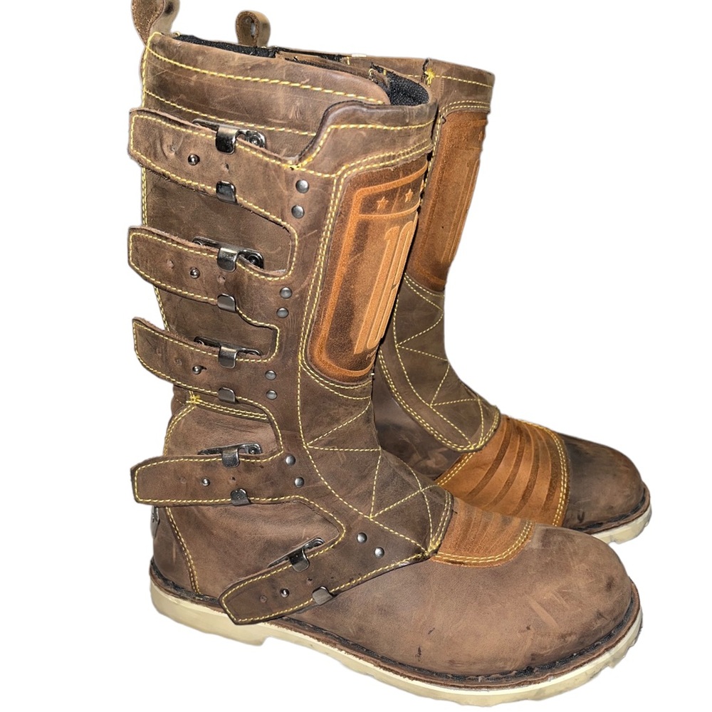 ICON Brown and Tan Men's Boots